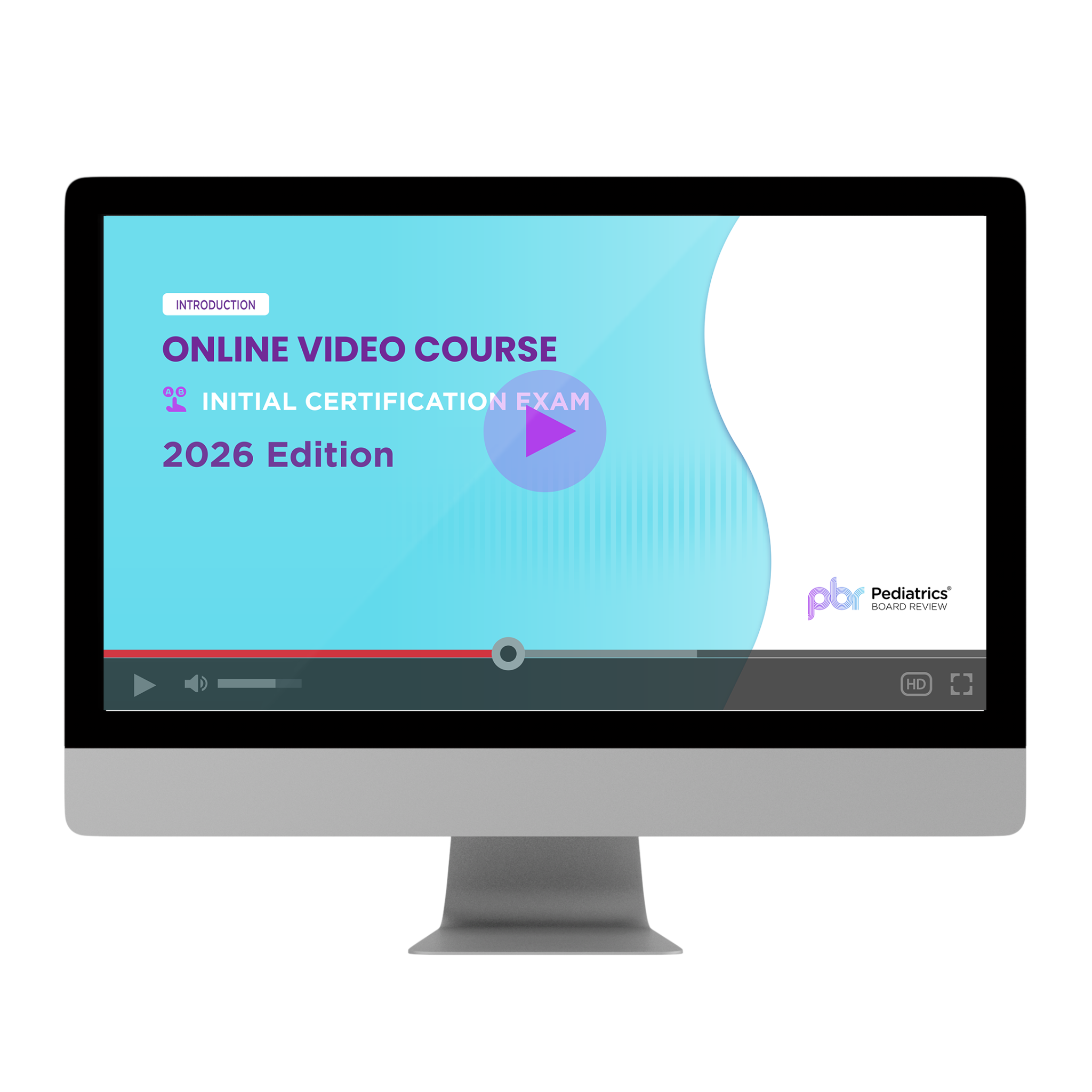 All Products Screenshot from the PBR video course package showing the Ask the Expert webinar and study book visuals used for pediatric board exam preparation