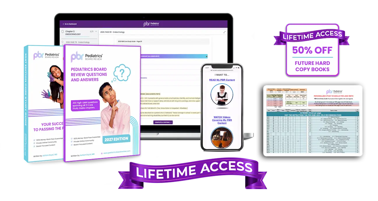 Pediatrics Board Review pediatric boards pbr for life with schedule