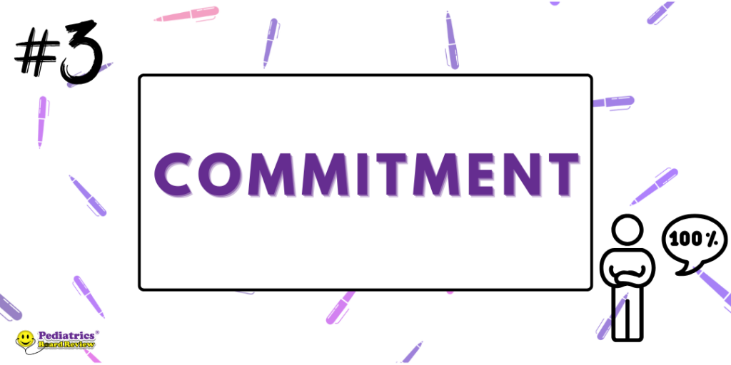 One of the three main focus for study - Commitment