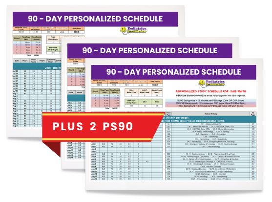 90-Days Personalize Schedule