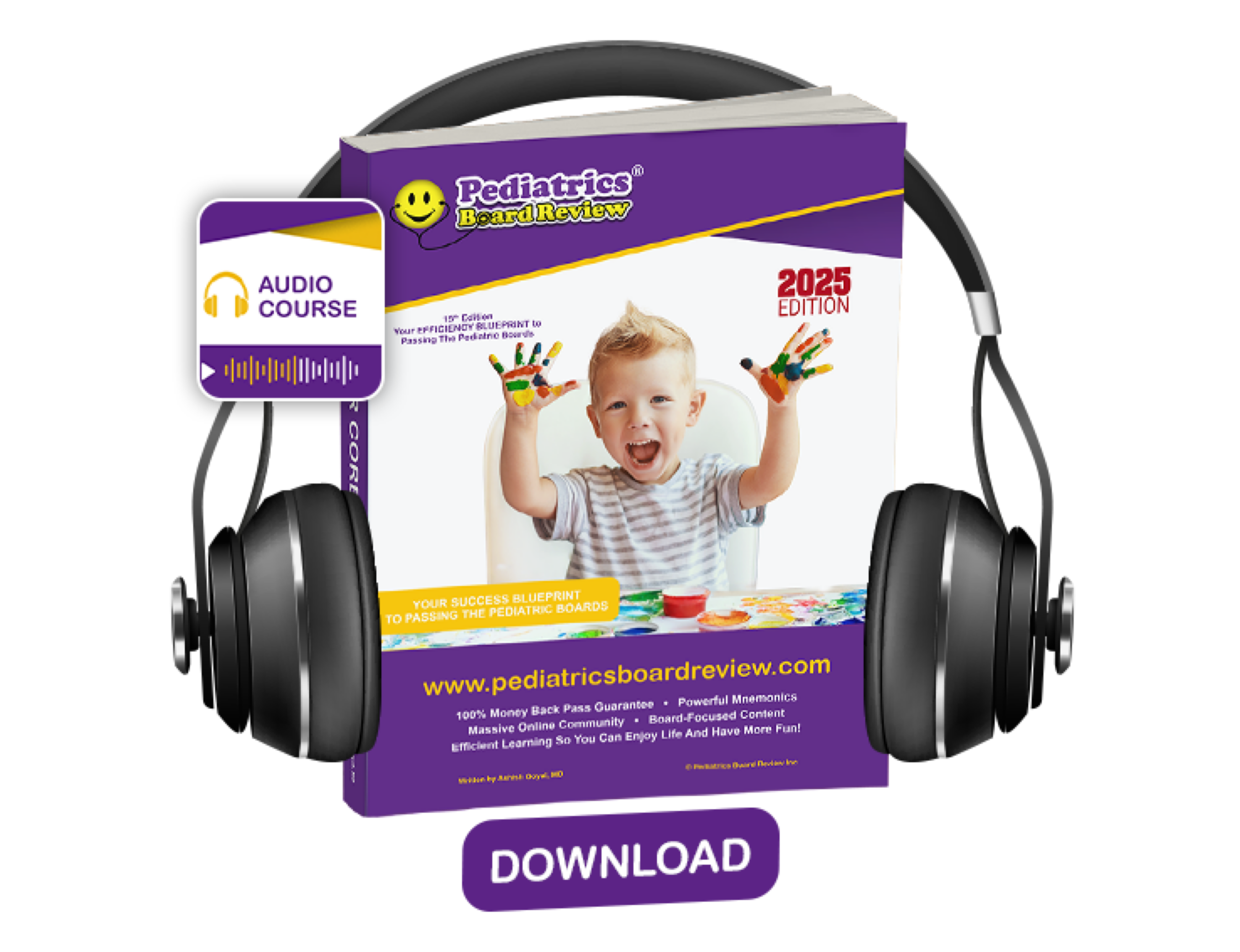 Pediatric Board Review Course in Audio Course Format - Downloadable